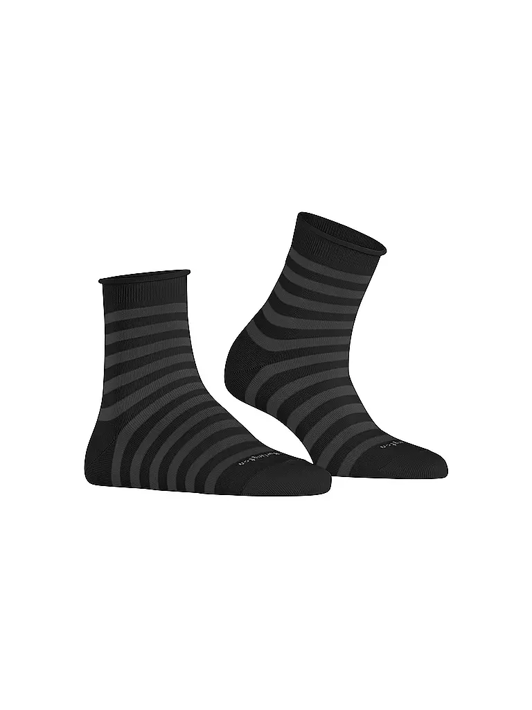 BURLINGTON | Damen Socken SWANSEA 36-41 black | beige