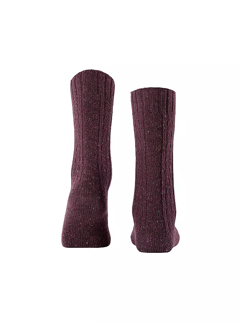 BURLINGTON | Damen Socken TWEED TALES 36-41 carbon merlot | dunkelrot