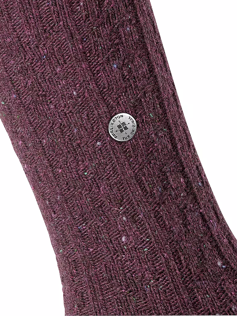 BURLINGTON | Damen Socken TWEED TALES 36-41 carbon merlot | dunkelrot