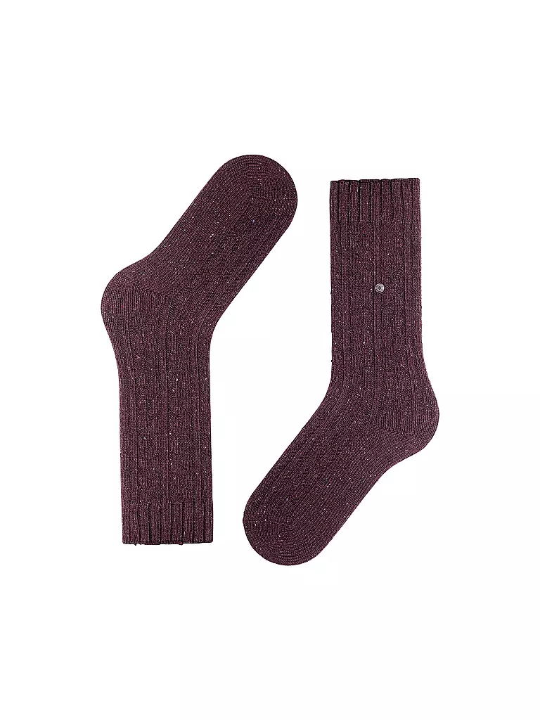 BURLINGTON | Damen Socken TWEED TALES 36-41 carbon merlot | dunkelrot