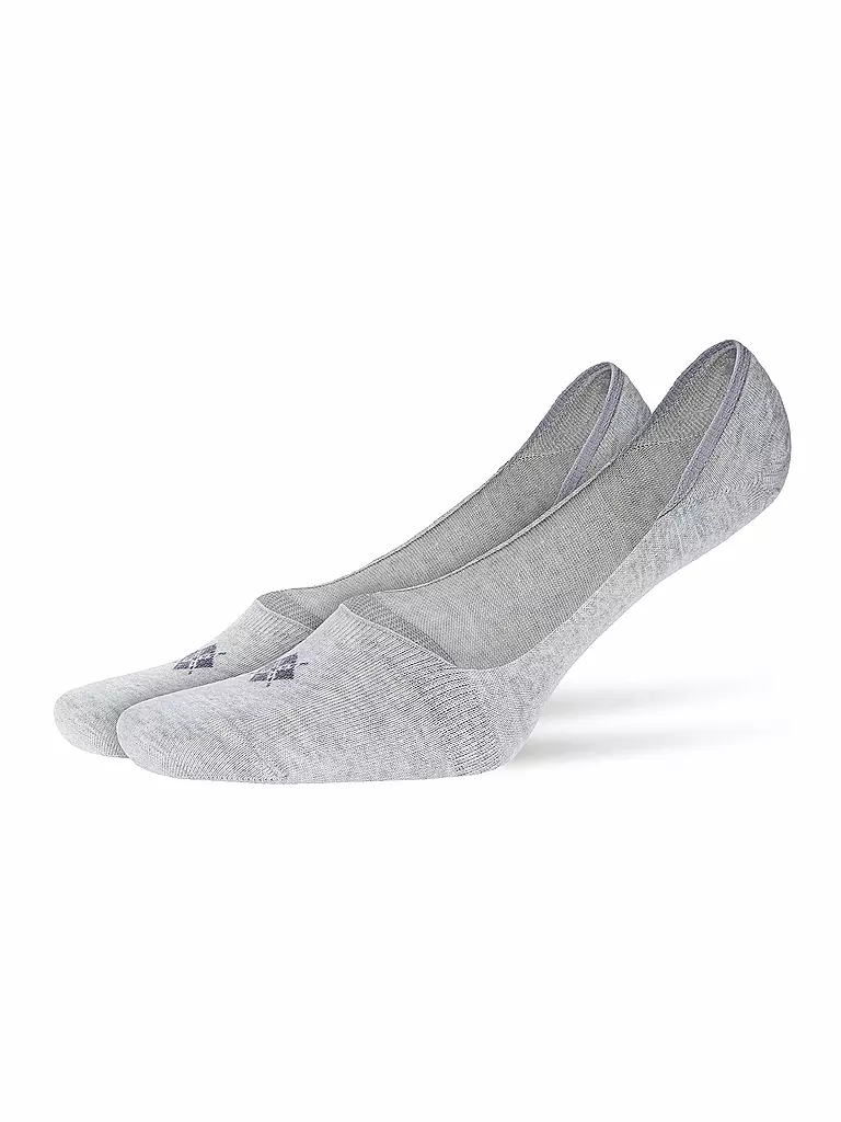 BURLINGTON | Herren Füsslinge DUBLIN 2er Pkg light grey | grau