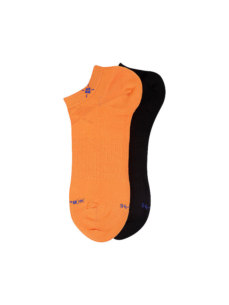 BURLINGTON | Herren Sneaker Socken EVERYDAY 2-er Pkg. 40-46 flash orange | orange