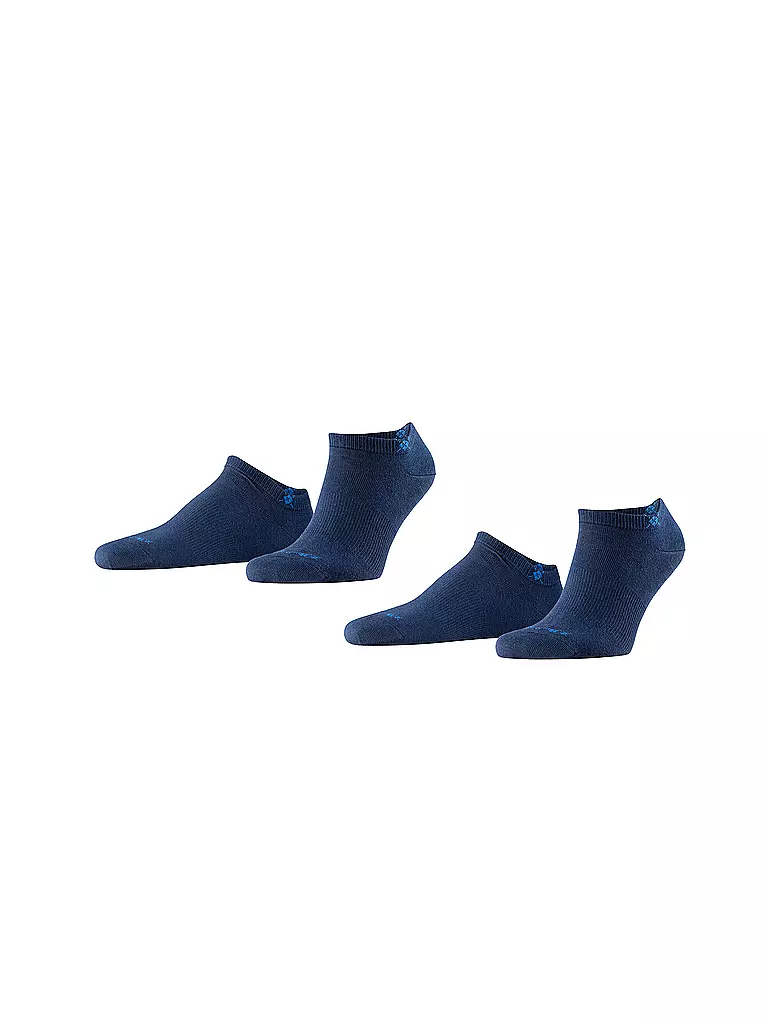 BURLINGTON | Herren Sneaker Socken EVERYDAY 2-er Pkg. 40-46 marine | blau