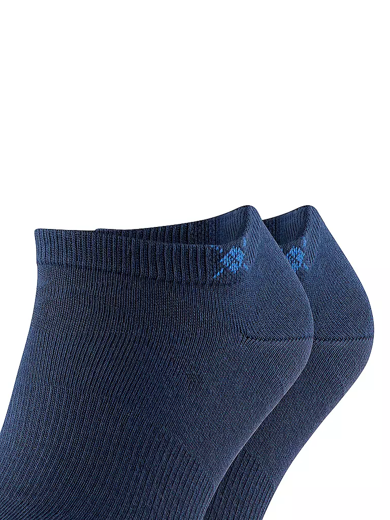 BURLINGTON | Herren Sneaker Socken EVERYDAY 2-er Pkg. 40-46 marine | grau