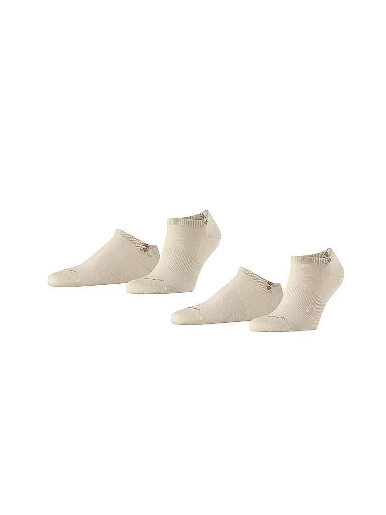 BURLINGTON | Herren Sneaker Socken EVERYDAY 2-er Pkg. 40-46 sandstone | beige