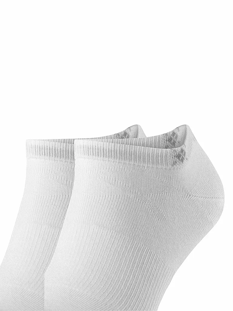 BURLINGTON | Herren Sneaker Socken EVERYDAY 2-er Pkg. 40-46 white | schwarz