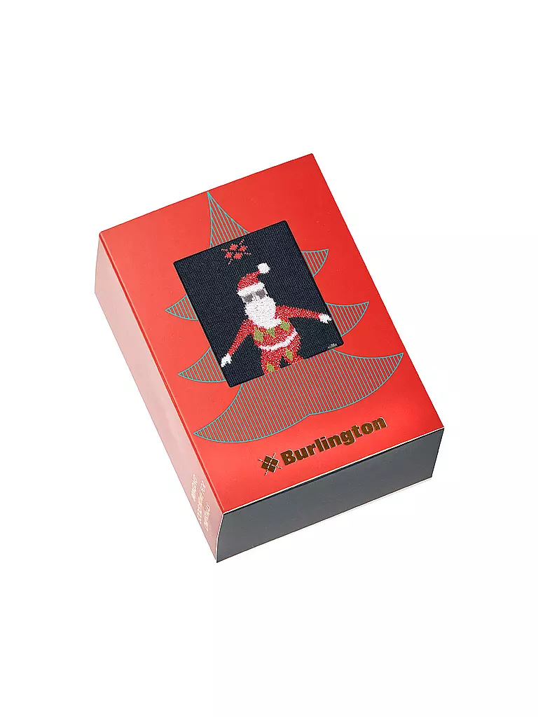 BURLINGTON | Herren Socken 2-er Pkg. X-MAS GIFT BOX 40-46 sortiment | dunkelblau