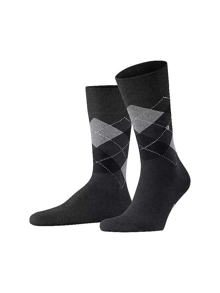 BURLINGTON | Herren Socken 3-er Pkg. BRITISH BOX 40-46 sortiment | hellgrau