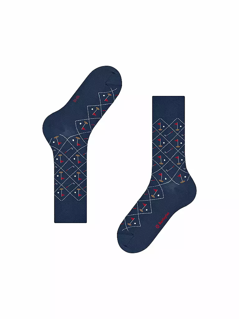 BURLINGTON | Herren Socken 40-46 GOLF CLUB royal blue | dunkelblau