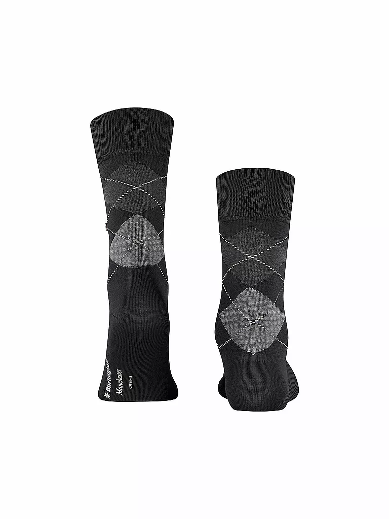 BURLINGTON | Herren Socken 40-46 MANCHESTER black | schwarz