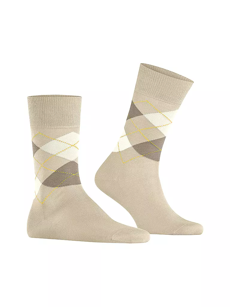 BURLINGTON | Herren Socken 40-46 MANCHESTER gravel | creme