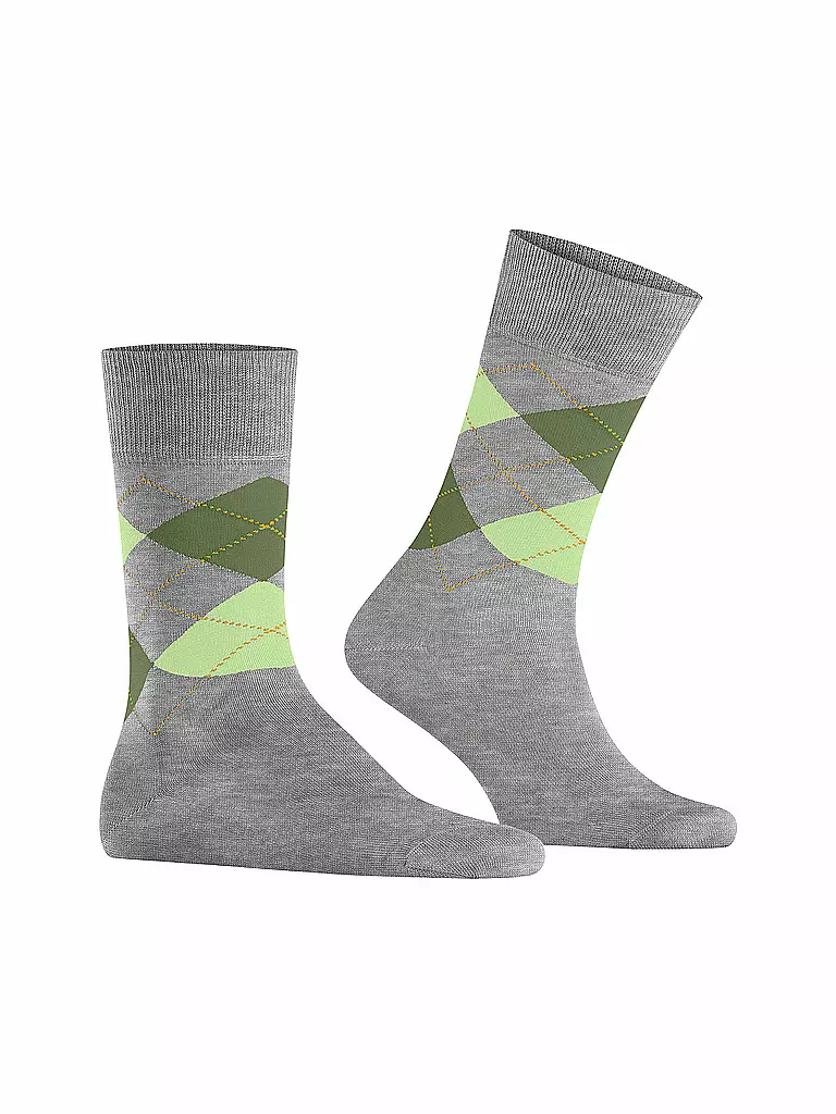 BURLINGTON | Herren Socken 40-46 MANCHESTER light grey | hellgrau
