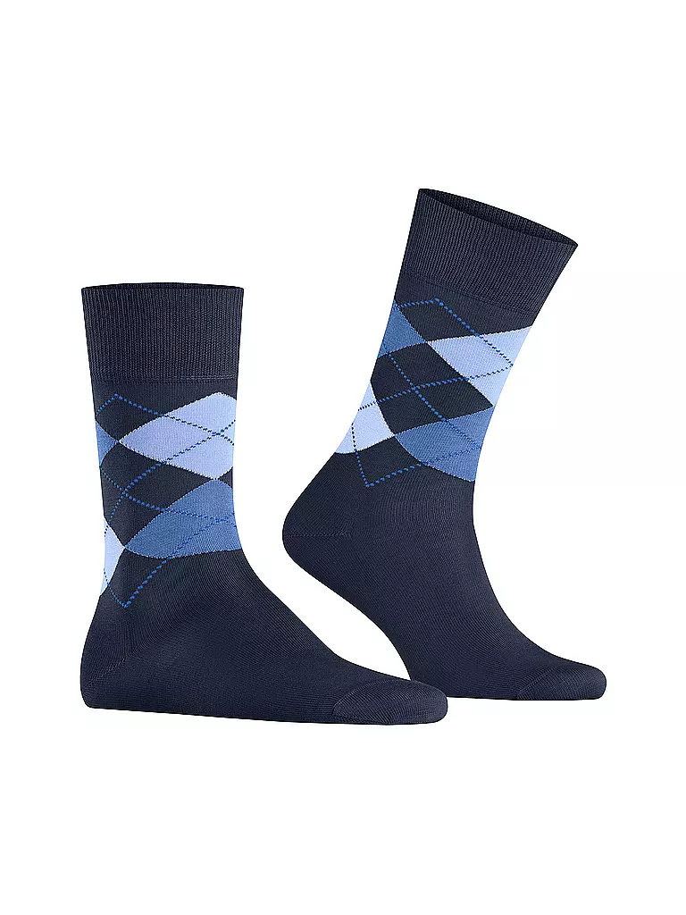 BURLINGTON | Herren Socken 40-46 MANCHESTER marine | hellgrau