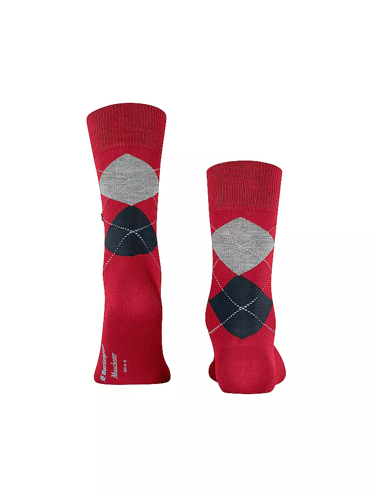 BURLINGTON | Herren Socken 40-46 MANCHESTER passion | hellgrau