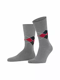 BURLINGTON | Herren Socken 40-46 MULTI KING black  | hellgrau