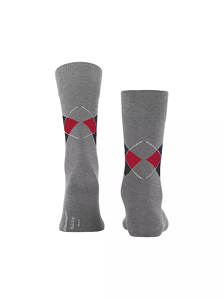 BURLINGTON | Herren Socken 40-46 MULTI KING  light grey melange | hellgrau