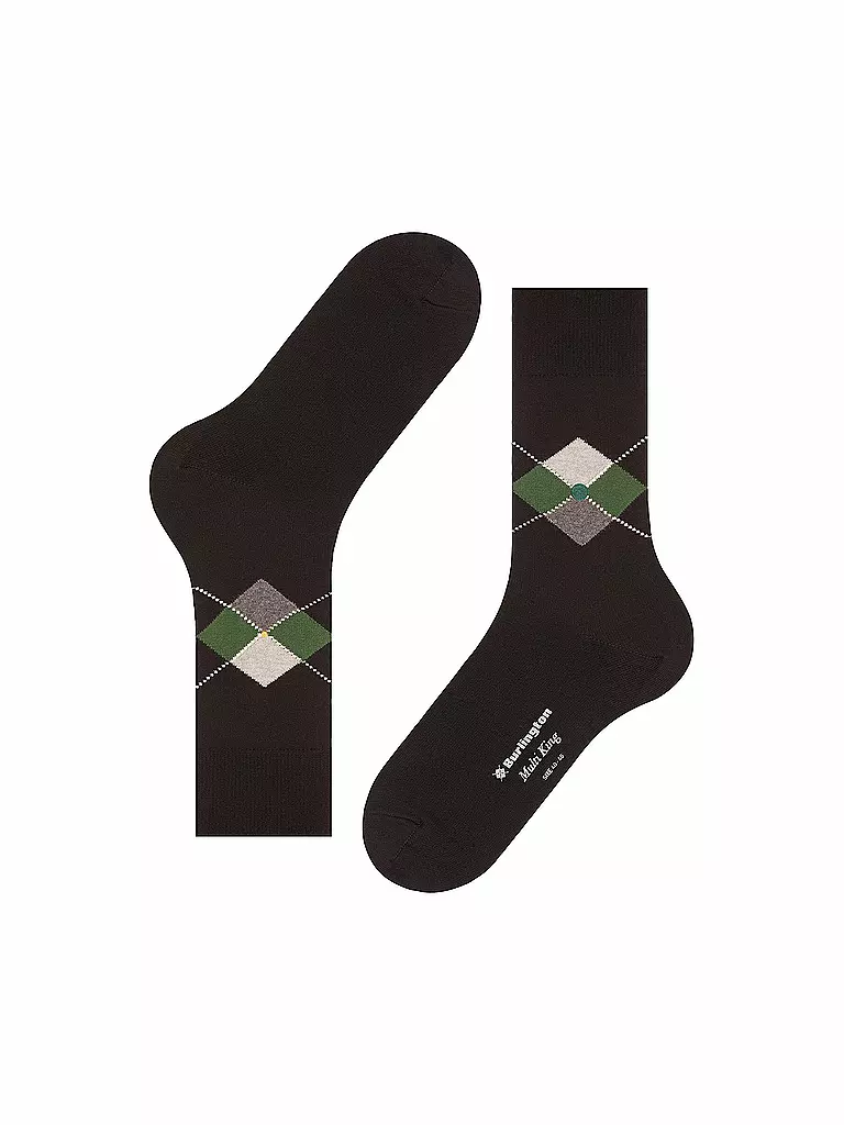 BURLINGTON | Herren Socken 40-46 MULTI KING black | hellgrau