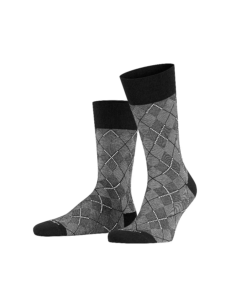 BURLINGTON | Herren Socken CARRINGTON 40-46 black | schwarz