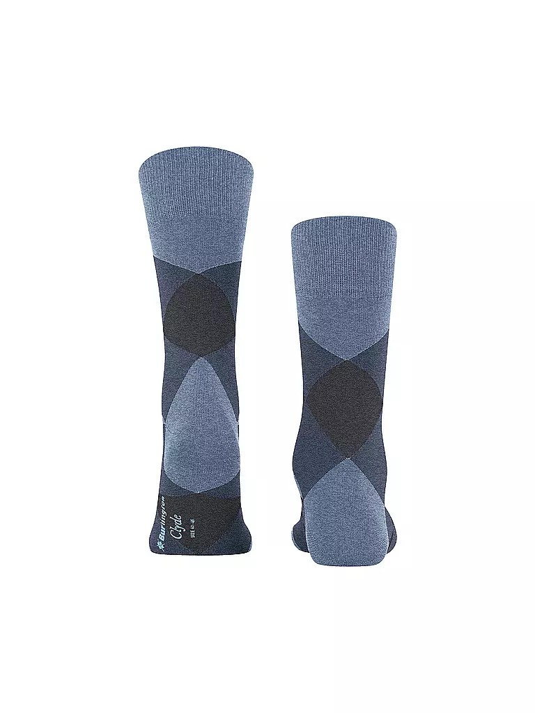 BURLINGTON | Herren Socken CLYDE 40-46 light jeans | schwarz