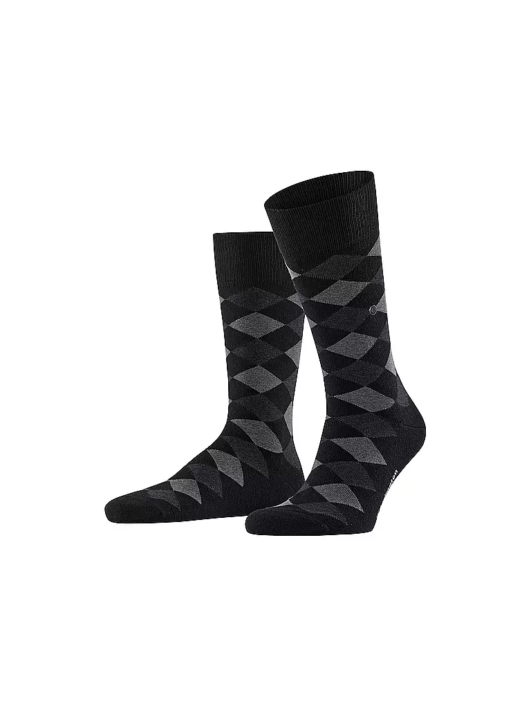 BURLINGTON | Herren Socken DANNY 40-46 black | schwarz