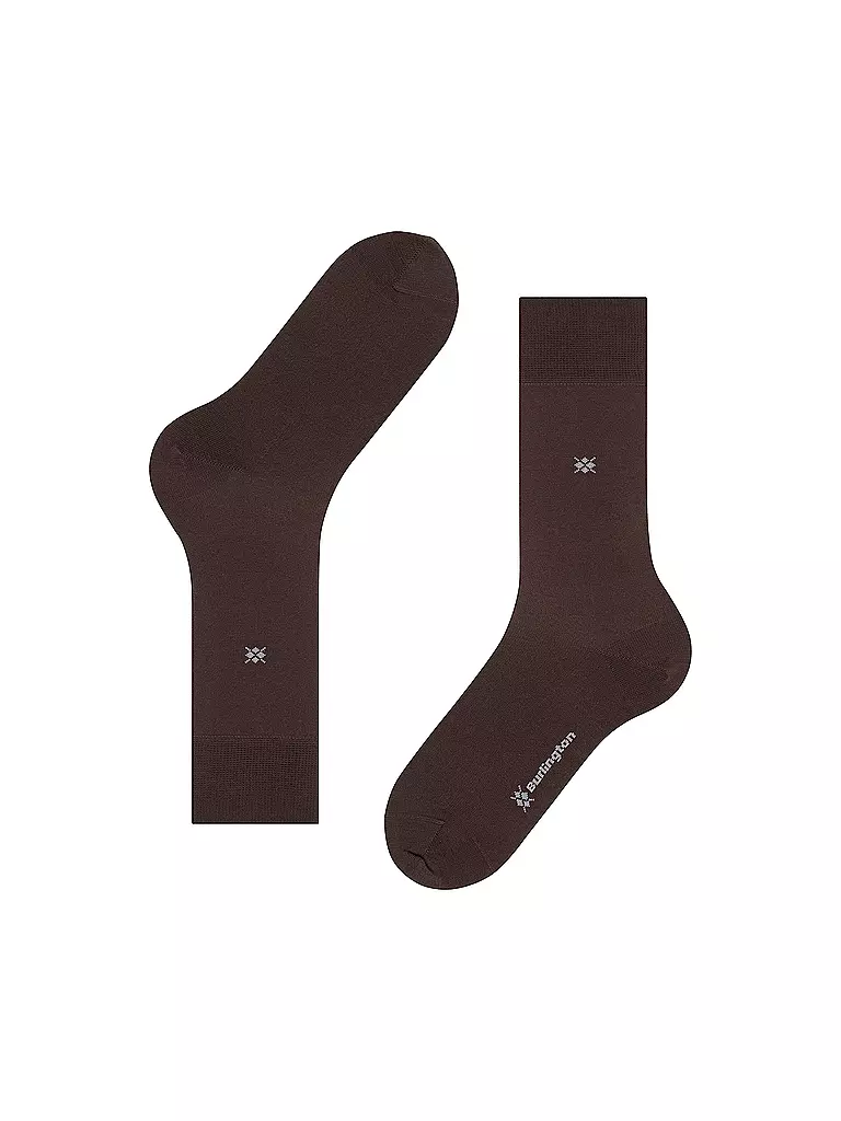 BURLINGTON | Herren Socken DUBLIN SO 40-46 chocolate | hellgrau