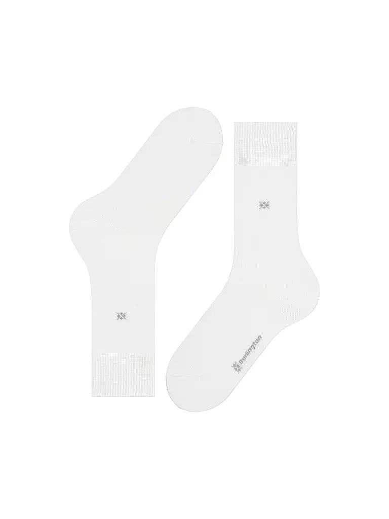 BURLINGTON | Herren Socken DUBLIN SO 40-46 white | hellgrau