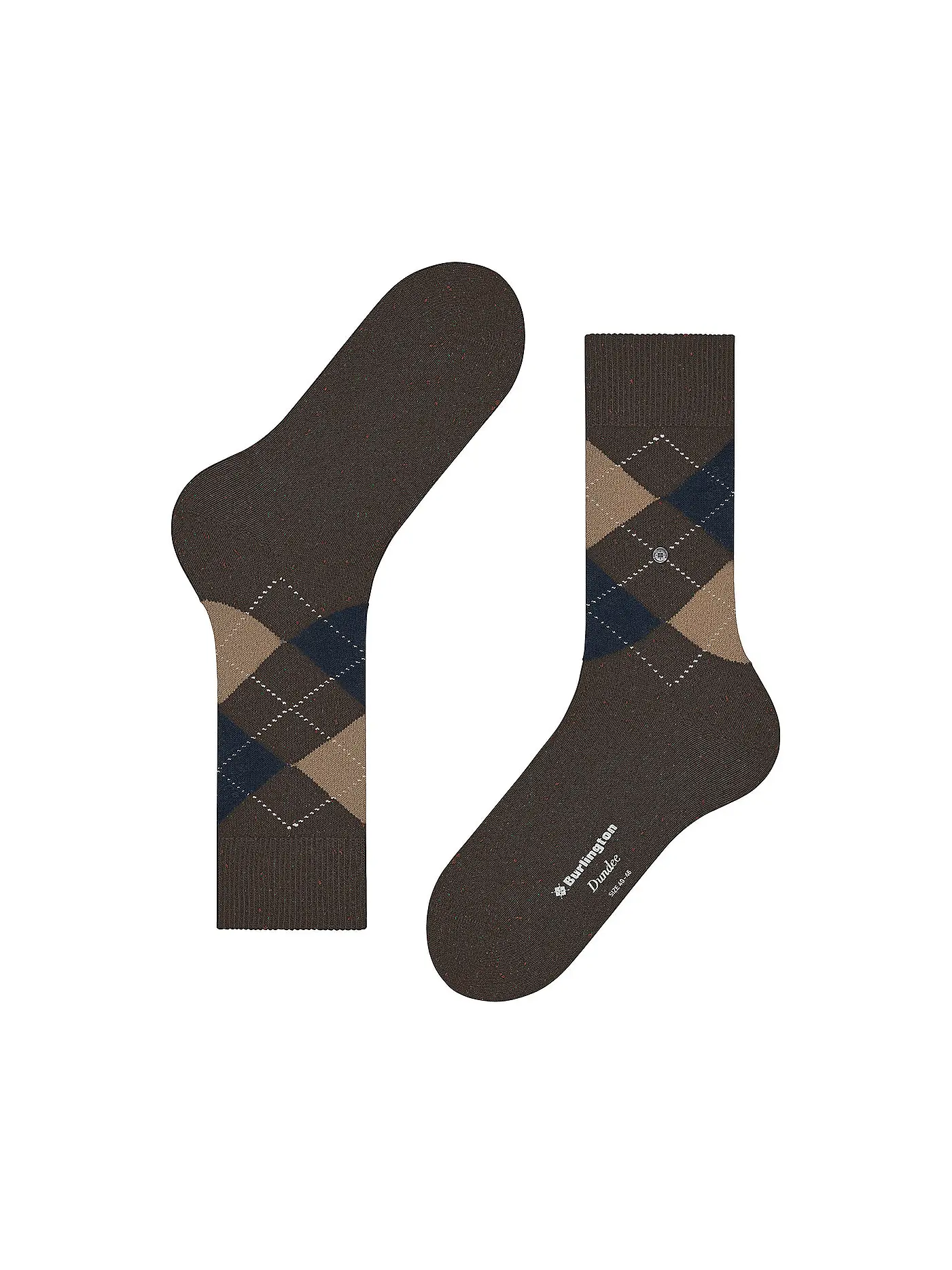 BURLINGTON | Herren Socken DUNDEE 40-46 buckeye mel | braun