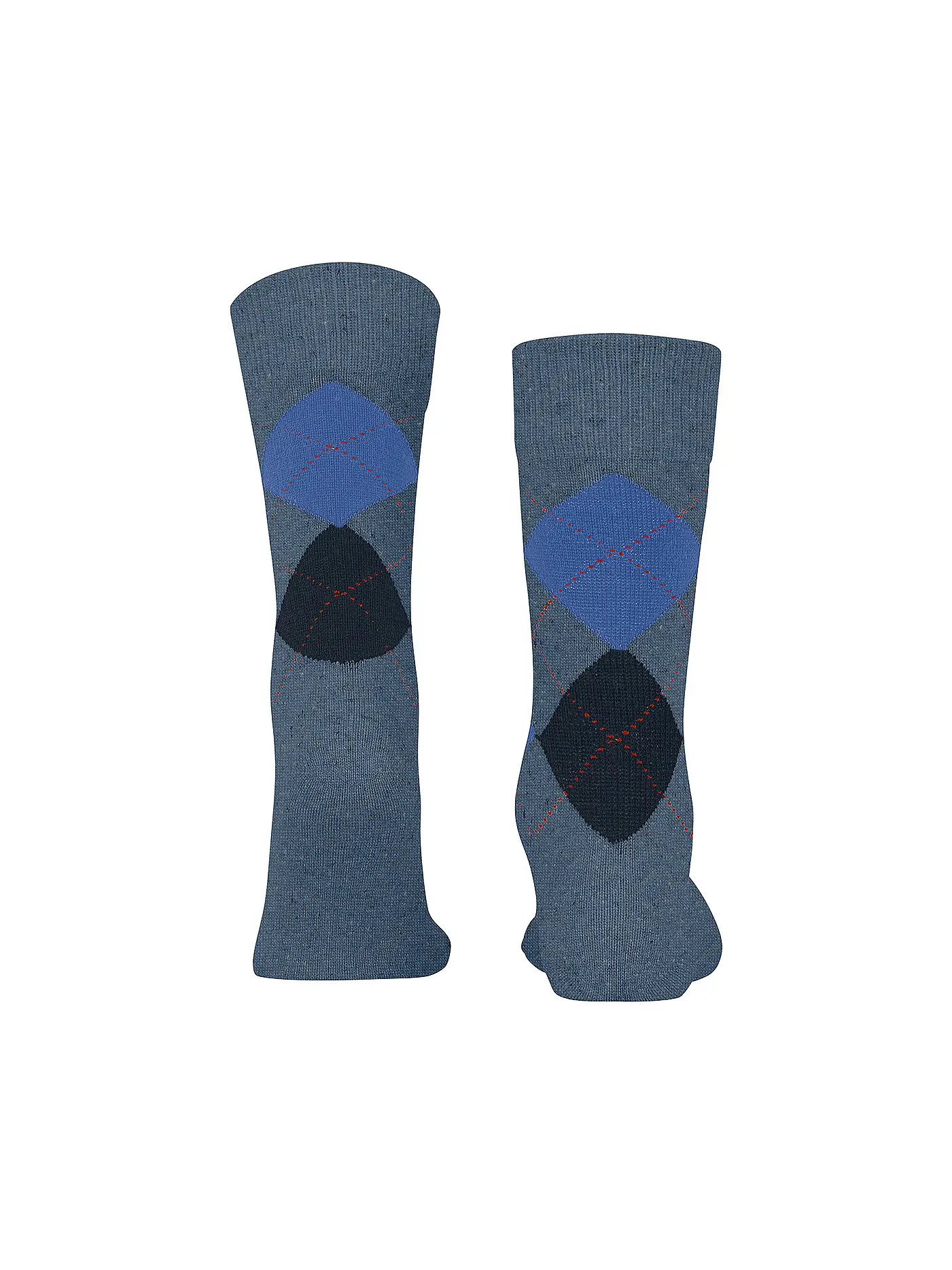 BURLINGTON | Herren Socken DUNDEE 40-46 denim mel | blau