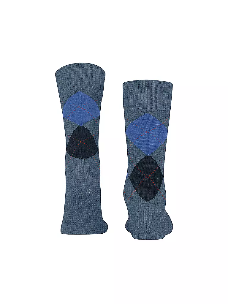 BURLINGTON | Herren Socken DUNDEE 40-46 denim mel | blau