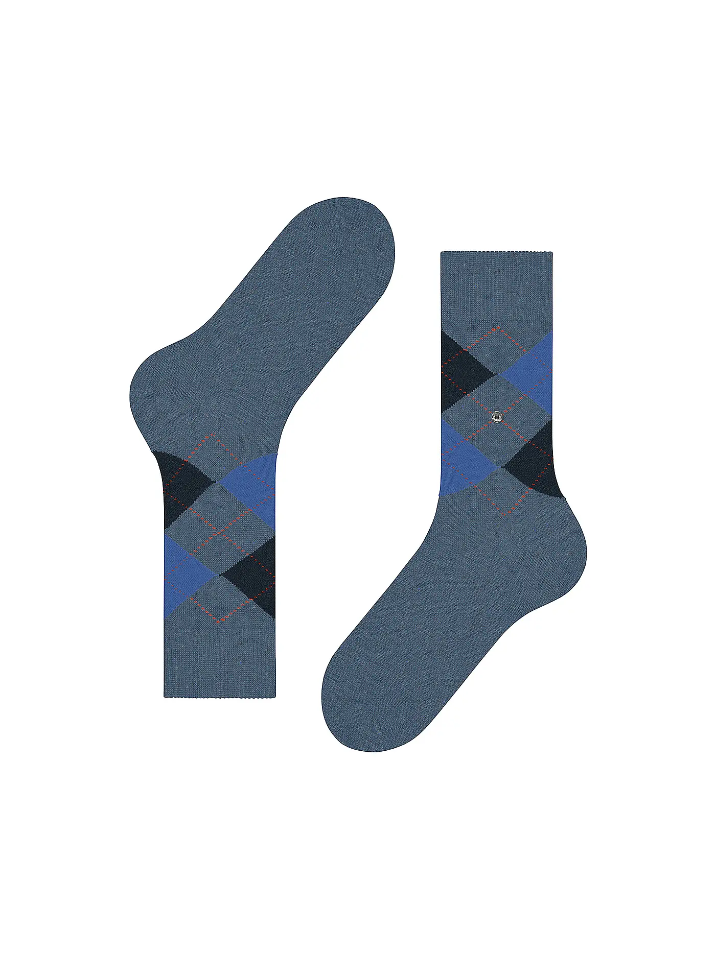 BURLINGTON | Herren Socken DUNDEE 40-46 denim mel | blau