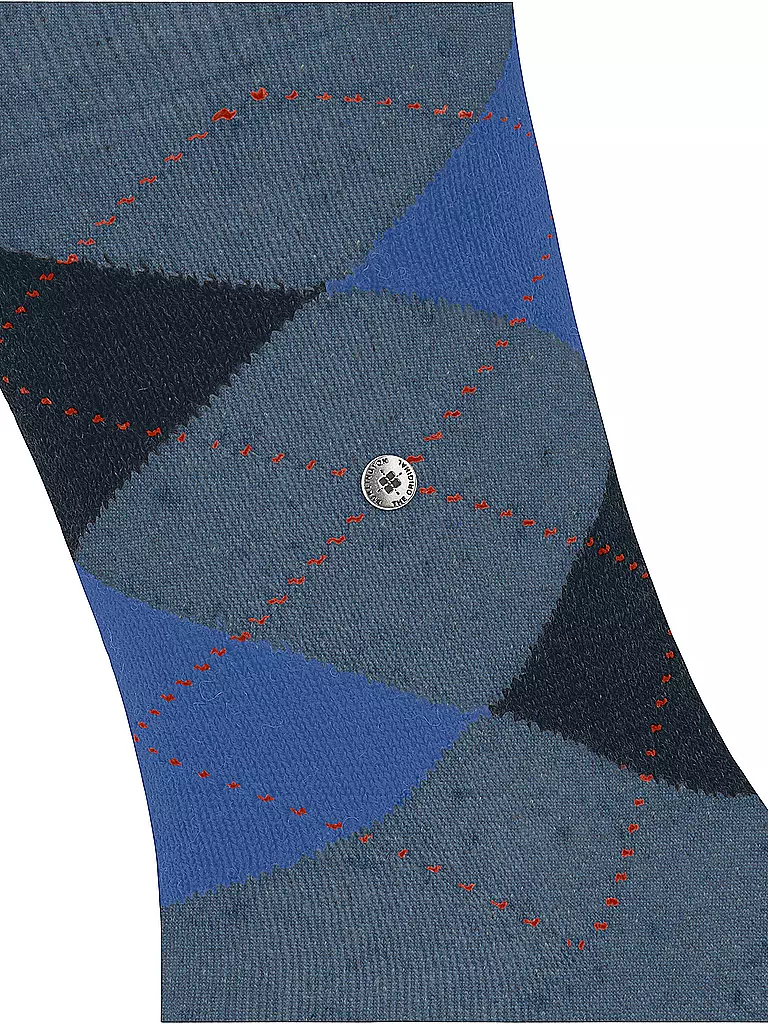 BURLINGTON | Herren Socken DUNDEE 40-46 denim mel | blau