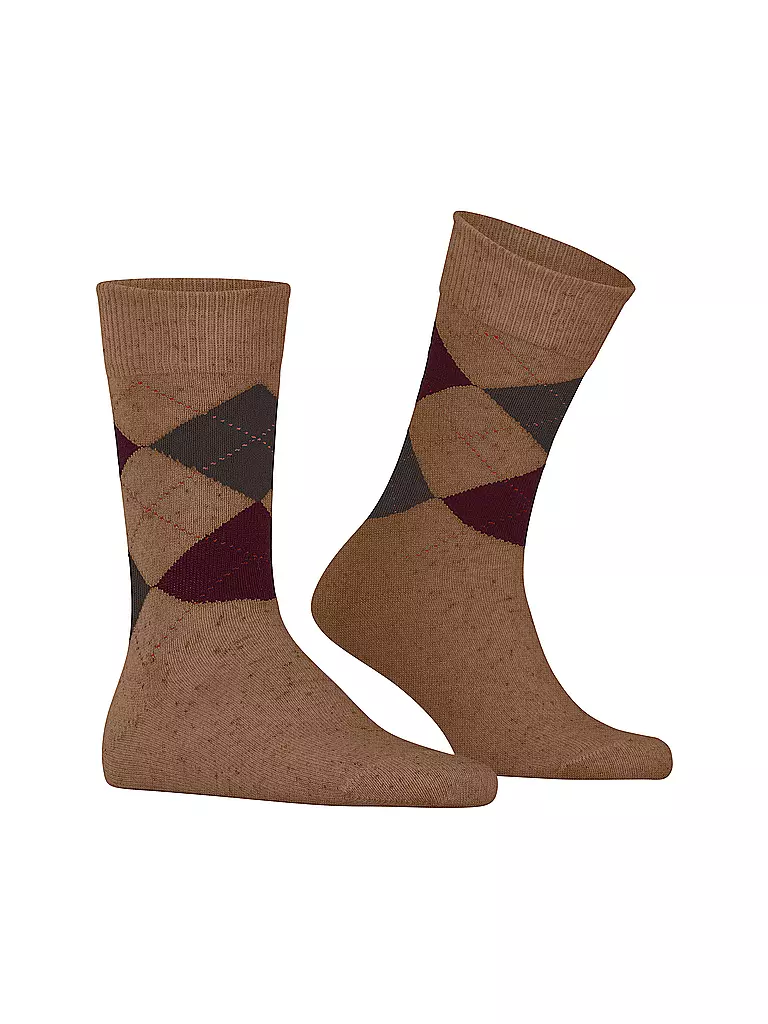 BURLINGTON | Herren Socken DUNDEE 40-46 peanut mel | camel
