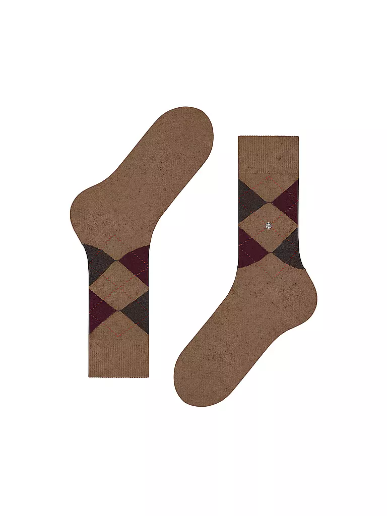 BURLINGTON | Herren Socken DUNDEE 40-46 peanut mel | camel