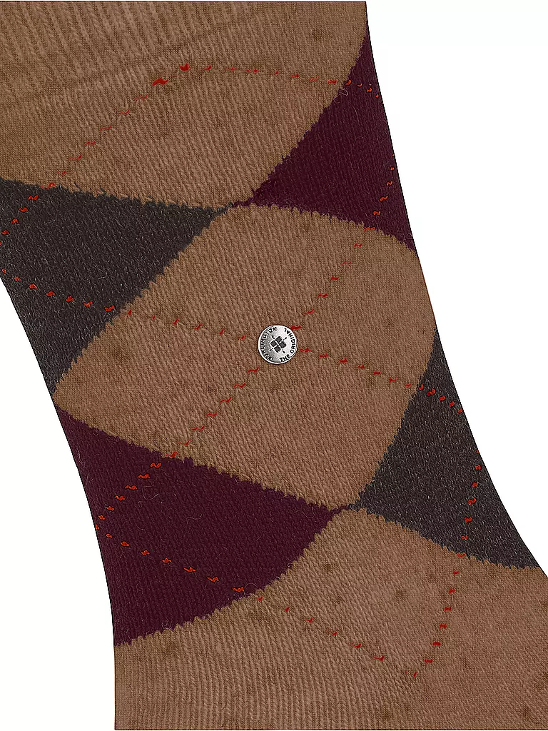BURLINGTON | Herren Socken DUNDEE 40-46 peanut mel | camel