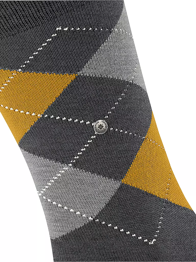 BURLINGTON | Herren Socken EDINBURGH 40-46 asphalt melange | grau