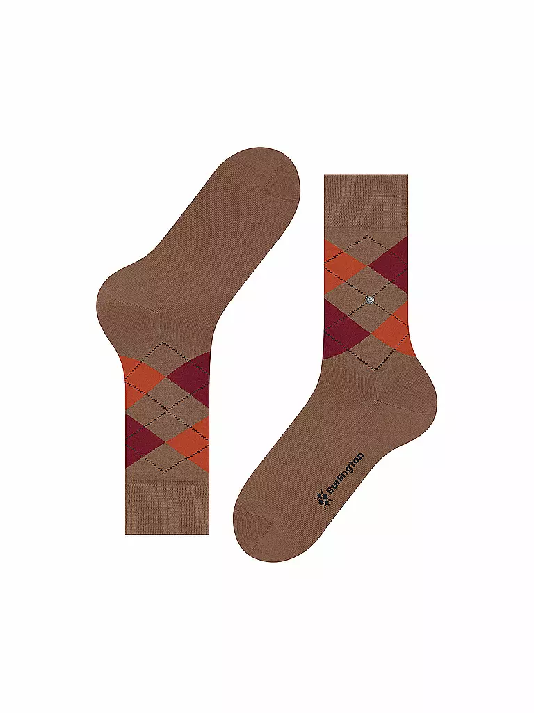 BURLINGTON | Herren Socken EDINBURGH 40-46 aztec | camel