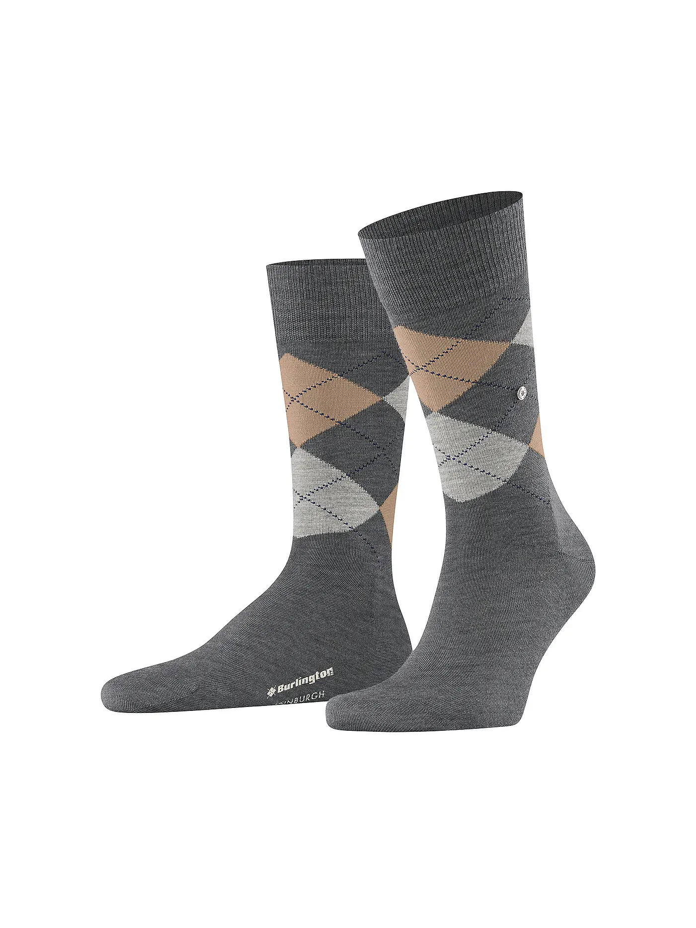 BURLINGTON | Herren Socken EDINBURGH 40-46 dark grey | grau