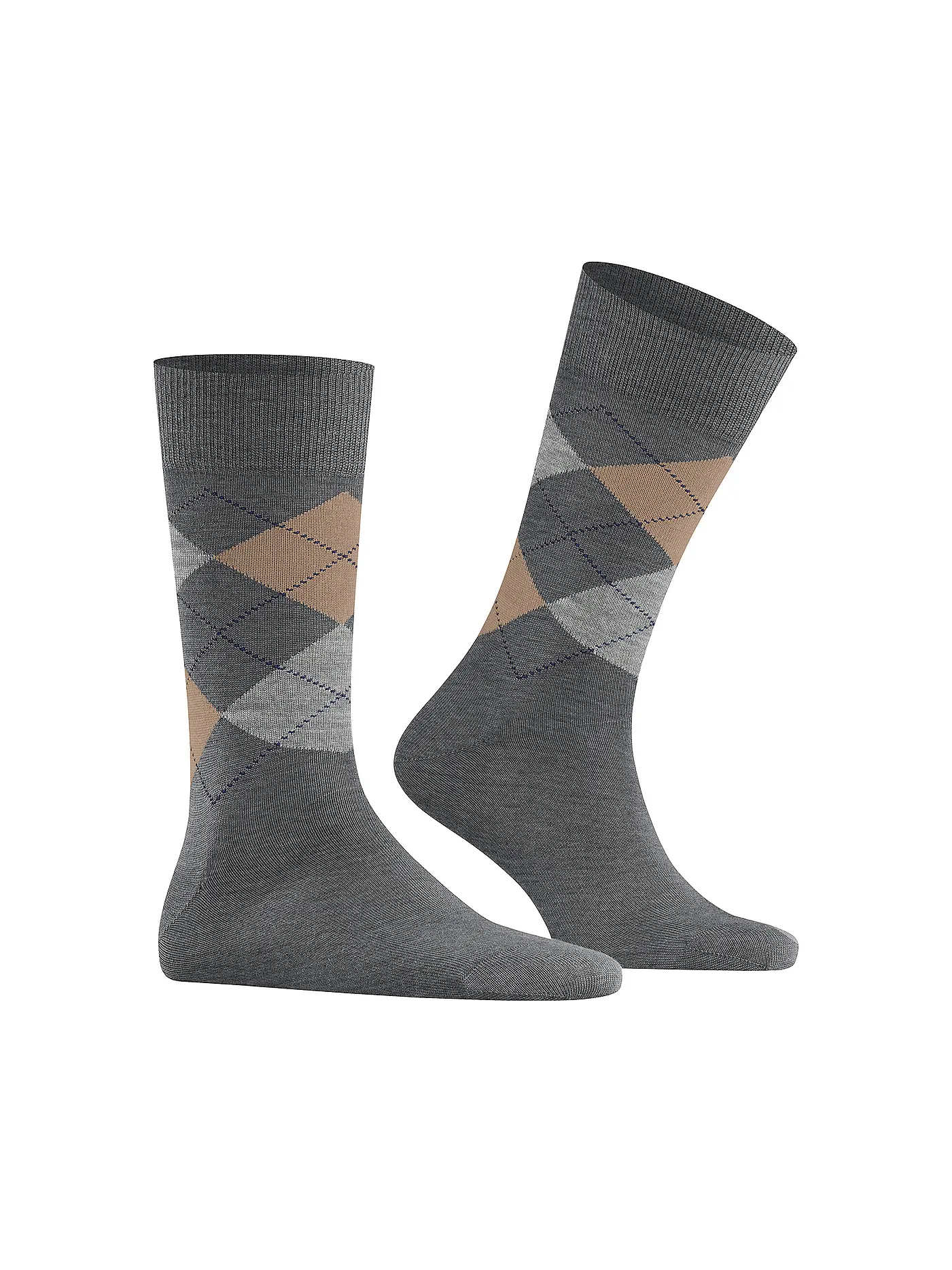 BURLINGTON | Herren Socken EDINBURGH 40-46 dark grey | grau