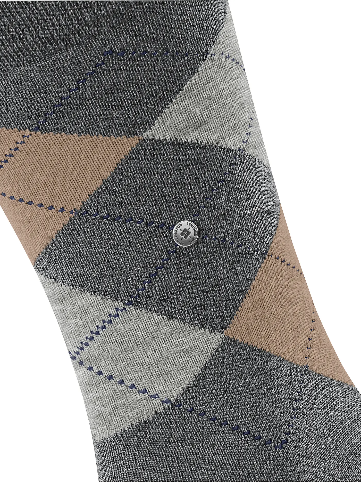 BURLINGTON | Herren Socken EDINBURGH 40-46 dark grey | grau