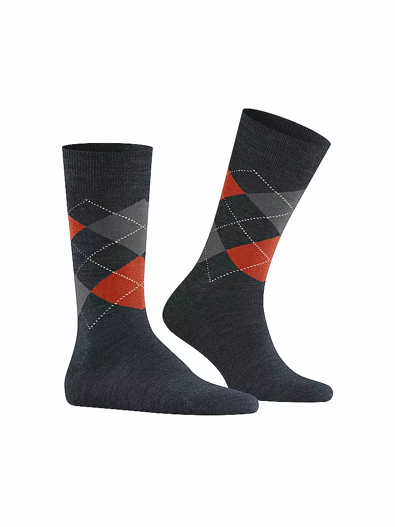 BURLINGTON | Herren Socken EDINBURGH 40-46 eisblau | dunkelblau