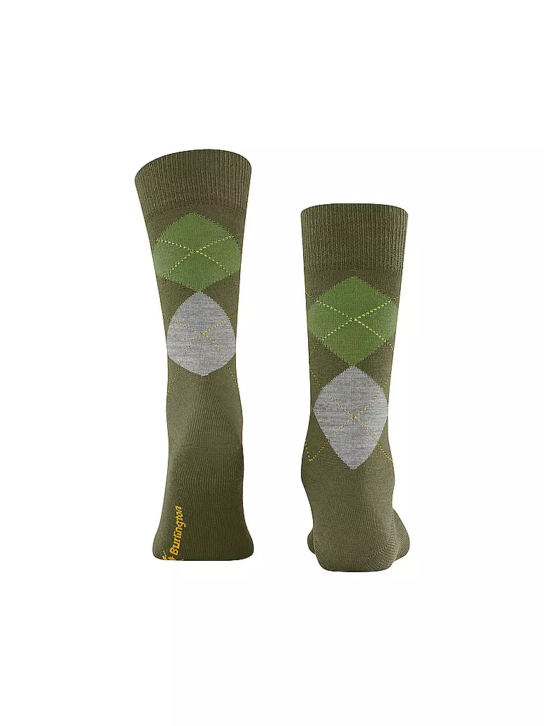 BURLINGTON | Herren Socken EDINBURGH 40-46 forest | gelb