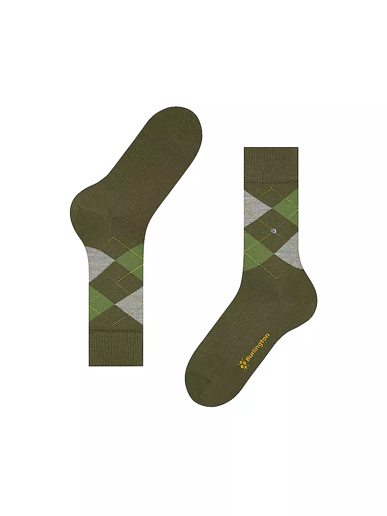 BURLINGTON | Herren Socken EDINBURGH 40-46 forest | olive