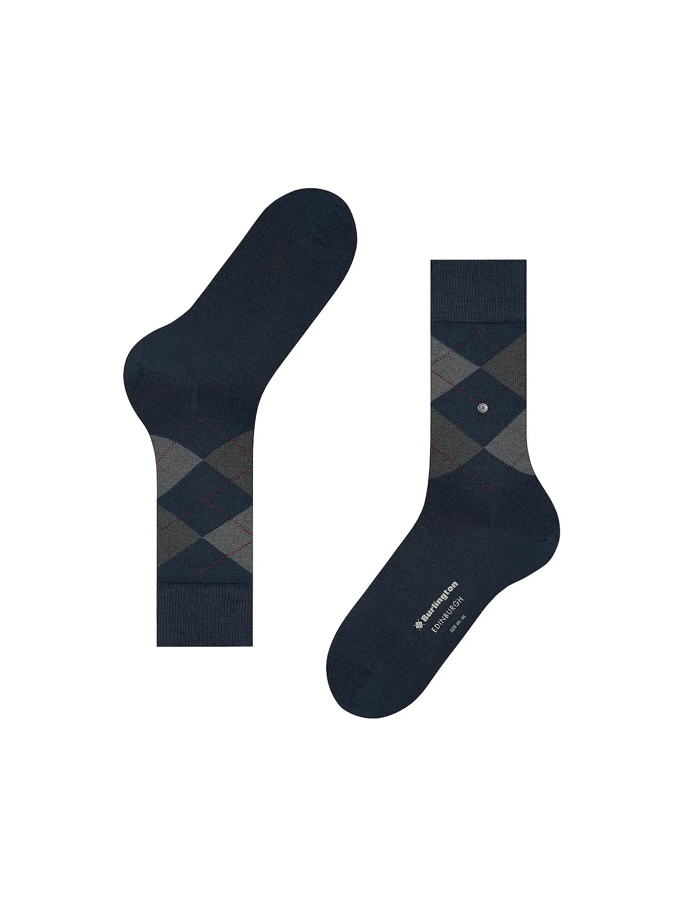 BURLINGTON | Herren Socken EDINBURGH 40-46 marine | dunkelblau