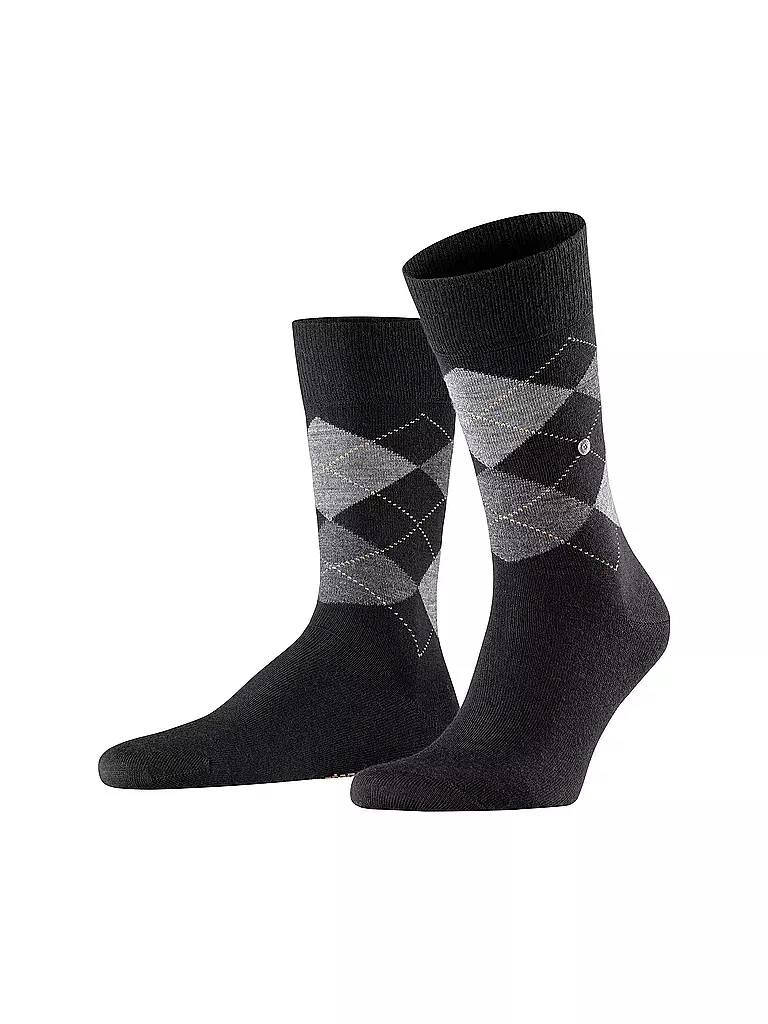 BURLINGTON | Herren Socken EDINBURGH 40-46 schwarz | dunkelblau