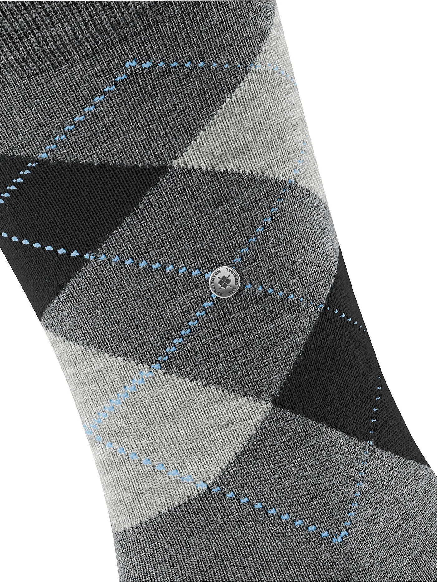 BURLINGTON | Herren Socken EDINBURGH asphalt mel | grau