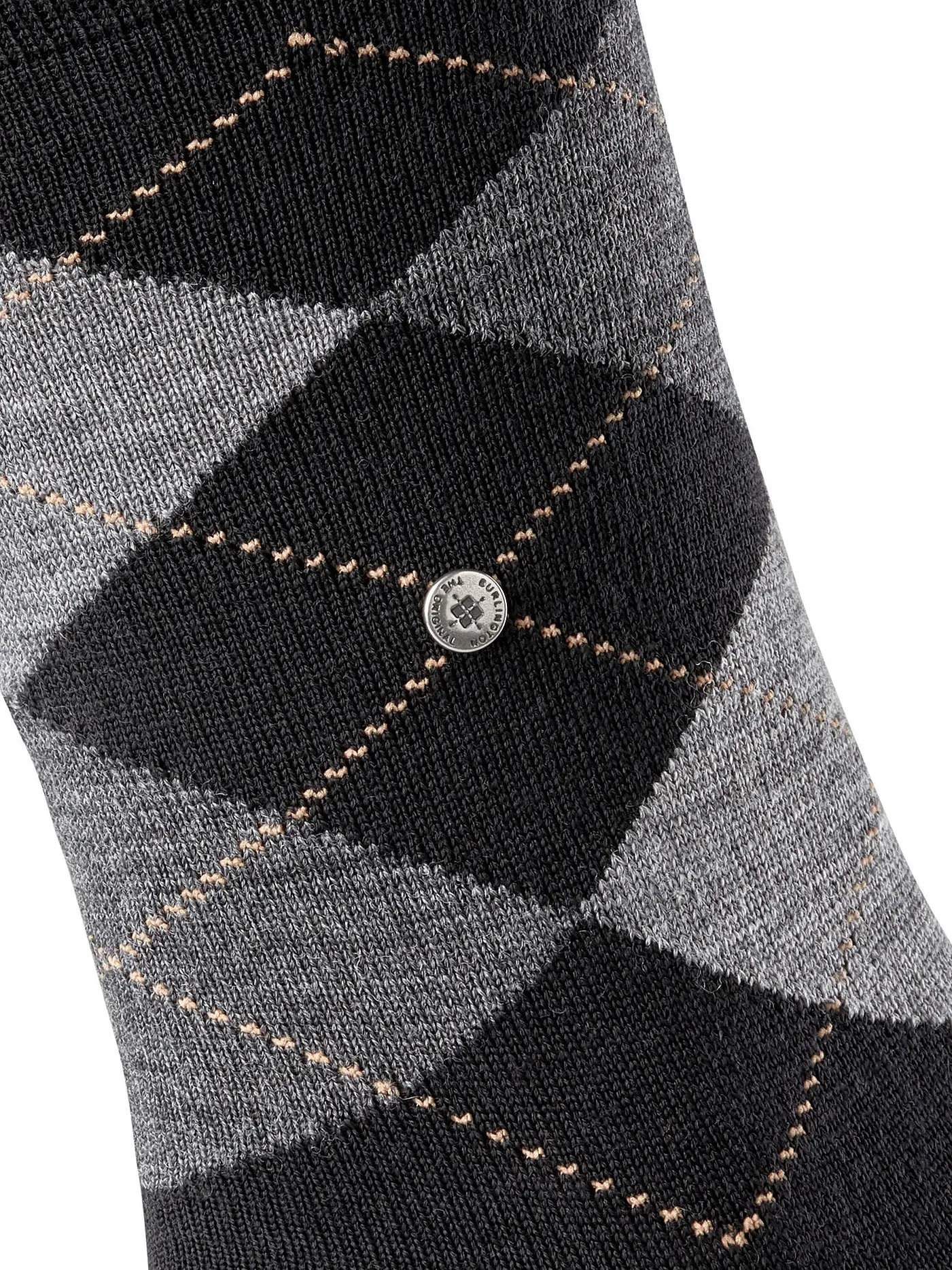 BURLINGTON | Herren Socken EDINBURGH black | schwarz