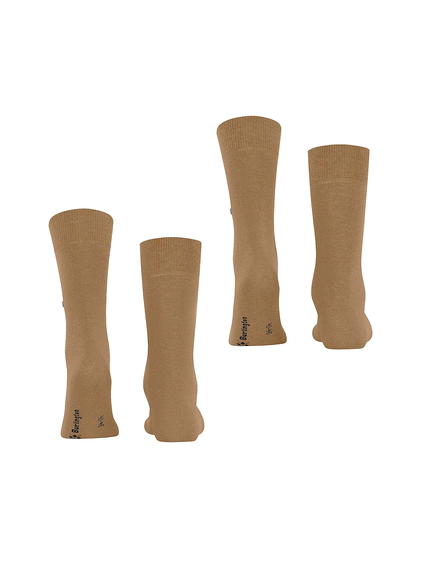 BURLINGTON | Herren Socken EVERYDAY 2-er Pkg. 40-46 brown suger | camel