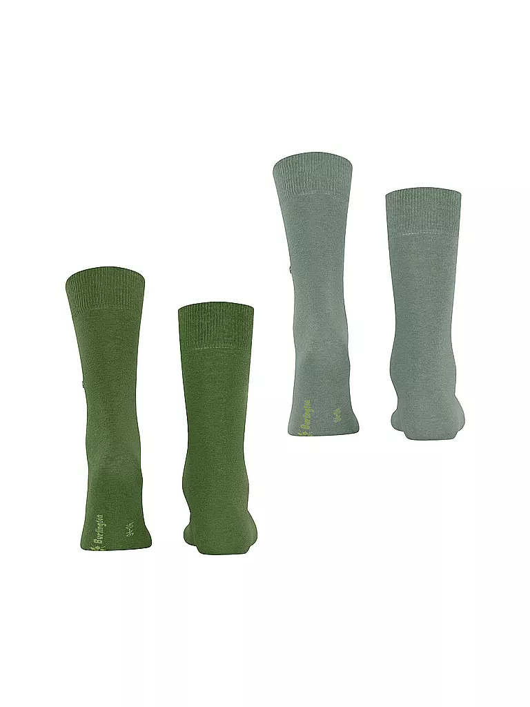 BURLINGTON | Herren Socken EVERYDAY 2-er Pkg. 40-46 fir green | grün
