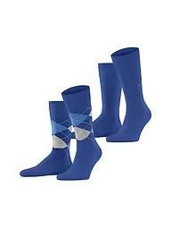 BURLINGTON | Herren Socken EVERYDAY 2-er Pkg. 40-46 black | Blau