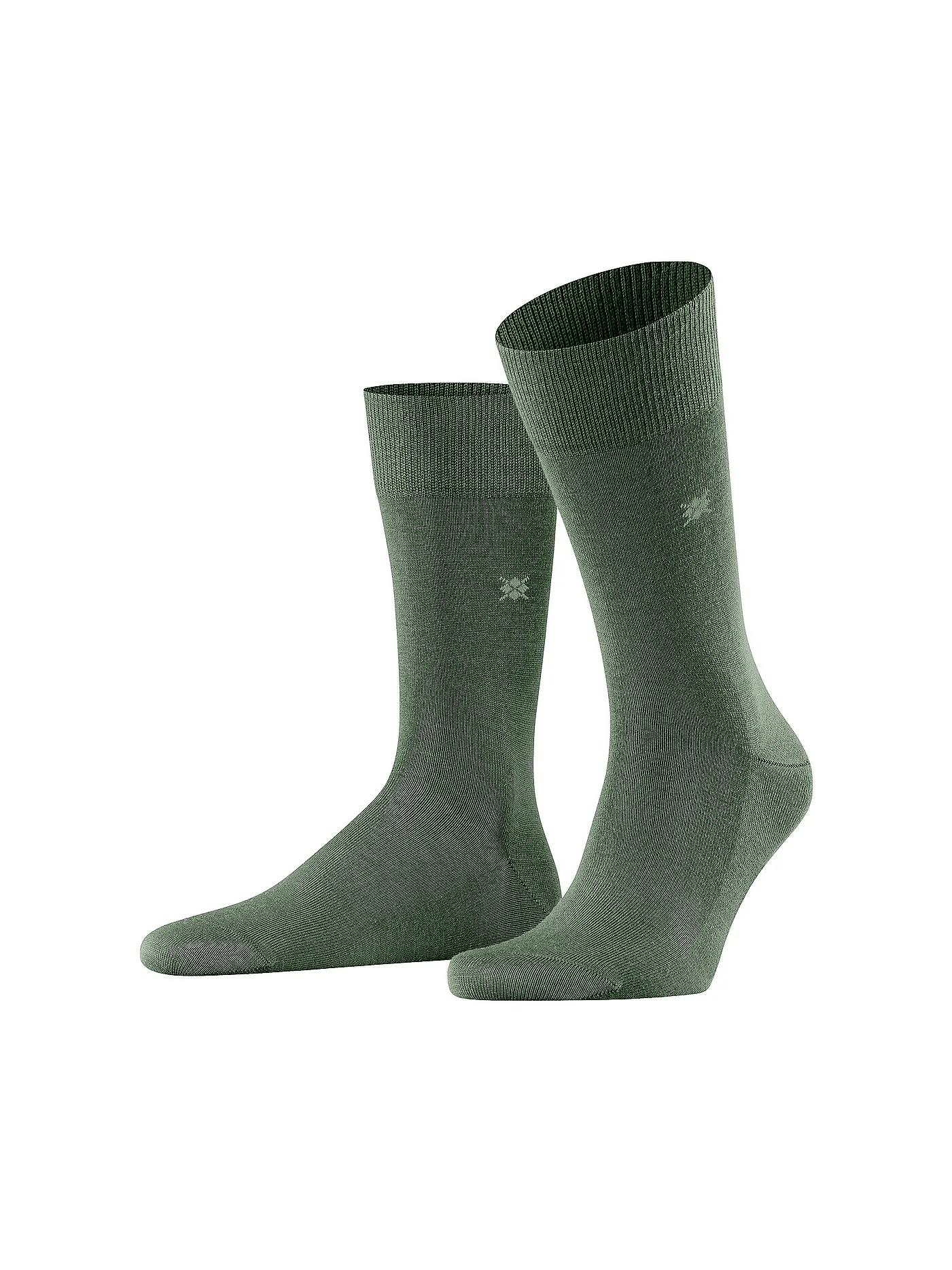 BURLINGTON | Herren Socken LEEDS asphalt mel | dunkelgrün